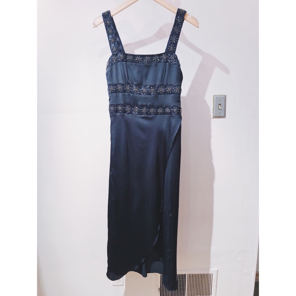 For Love & Lemons Opal Beaded Midi Dress NWT